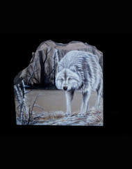 Wolf Pack Leader 23 H X 24 W   2000.00